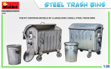 Steel trash bins - 1/35