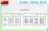 Steel trash bins - 1/35
