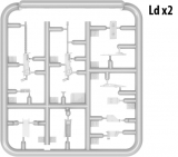 US Maschinengewehr / MG-Set - 1:35