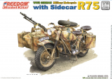 R75 mit Beiwagen - Deutsches Motorrad - 1:16