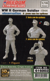 Deutscher Soldat WWII - Beobachtend - 1:16