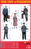 Straßenbahn Personal und Passagiere / Tram Crew with Passengers - 1:35