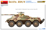 Sd.Kfz. 234/4 Schwerer Panzerspähwagen mit 7,5cm PAK - mit Interieur - 1:35