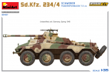 Sd.Kfz. 234/4 Schwerer Panzerspähwagen mit 7,5cm PAK - mit Interieur - 1:35