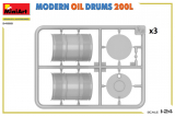 Moderne Ölfässer 200L / Modern Oil Drums 200L - 1:24