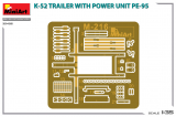 K-52 Trailer with Power Unit PE-95 / K-52 Anhänger mit Aggregat PE-95 - 1:35