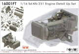 Sd.Kfz. 251 - Engine Detail Up Set - for Trumpeter - 1/16