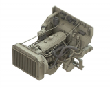 Sd.Kfz. 251 - Engine Detail Up Set - for Trumpeter - 1/16