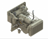 Sd.Kfz. 251 - Engine Detail Up Set - for Trumpeter - 1/16