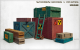 Holzkisten / Wooden Boxes & Crates - 1:35