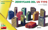 Jerrycans 20L - US Type - 1/24