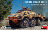 Sd.Kfz. 234/3 - with 2cm Schwebelafette 38 - 1/35
