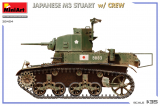Japanischer M3 Stuart mit Besatzung - 1:35