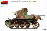 Japanischer M3 Stuart mit Besatzung - 1:35