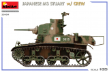 Japanischer M3 Stuart mit Besatzung - 1:35