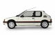 Peugeot 205 GTI - White - 1/8