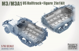 M3 / M3A1 - US Halftrack - 2in1 - 1:16