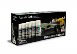 Italeri Acrylic Set - Luftwaffe Flugzeuge - 6 Farben