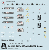Sd.Kfz. 10/4 mit Flak 30 und Besatzung - 1:35