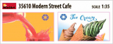 Modernes Straßencafe / Modern Street Cafe - 1:35