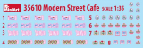 Modernes Straßencafe / Modern Street Cafe - 1:35