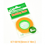 Maskierband 6mm – 18 m - Breites Abklebeband für Modellbau & Airbrusharbeiten