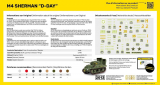 STARTER KIT US M4 Sherman D-Day - 1:72