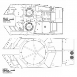 Turret top and turret lower for Tamiya Leopard 2A7V – 56046 / 56047 - 1/16