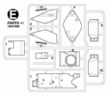E Parts (E1-E12) for Tamiya Leopard 2A7V – 56046 / 56047 - 1/16