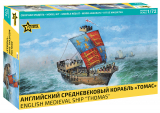 Thomas - Englische Kogge / Mittelalterliches Schiff - 1:72