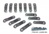 Metal Roadwheel-Arms for Tamiya Leopard 2A6 RC Full Option (56020) - 1/16