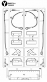 Y Teile (Y1-Y16) für Tamiya Leopard 2A7V – 56046 / 56047 - 1:16