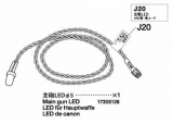 Main gun LED for Tamiya Leopard 2A7V 56046 / 56047 - 1/16