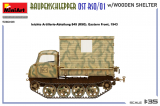 Raupenschlepper Ost RSO/01 mit Holzaufbau / Holzkabine - 1:35