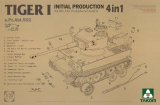 Tiger I Initial Production - 4in1 - sPzAbt. 502 - 1/35