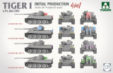 Tiger I Initial Production - 4in1 - sPzAbt. 502 - 1/35