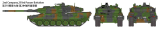 Leopard 2A7V - Bundeswehr Kampfpanzer - 1:48
