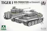 Tiger I - Mittlere Produktion mit Zimmerit - B-Ware - 1:35
