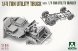 US 1/4-ton Utility Truck + 1/4-ton Utility Trailer - 1/16