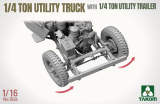 US 1/4-ton Utility Truck + 1/4-ton Utility Trailer - 1/16