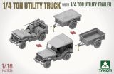 US 1/4-ton Utility Truck + 1/4-ton Utility Trailer - 1/16