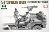 US 1/4-ton Utility Truck + 1/4-ton Utility Trailer - 1/16