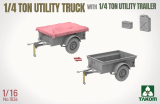 US 1/4-ton Utility Truck + 1/4-ton Utility Trailer - 1/16