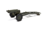 Willys MB Jeep with Trailer and 6 Pdr. Gun - 1:72