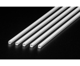 Plastikprofil - Viereck / Vierkant Rohr - 3mm - 40cm - 5 Stück