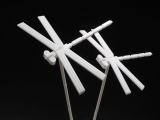 Plastikprofil - Viereck / Vierkant Rohr - 5mm - 40cm - 5 Stück