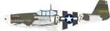 P-51B Mustang - Royal Hybrid - 1:32
