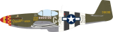 P-51B Mustang - Royal Hybrid - 1:32