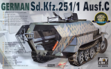 German Sd.Kfz. 251/1 Ausf. C - First Edition - Rarität - 1:35