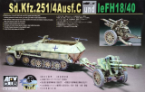 Sd.Kfz. 251/4 Ausf. C + leFH 18/40 - Limited Edition - Rarität - 1:35